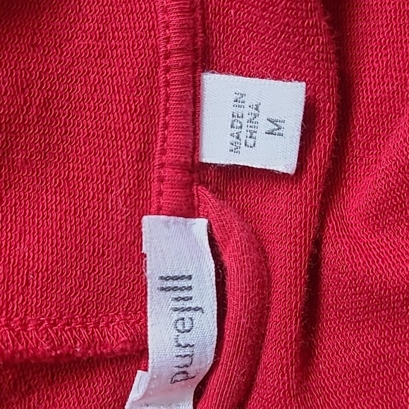Pure Jill red wrap sweather Hooded size M - Picture 7 of 8